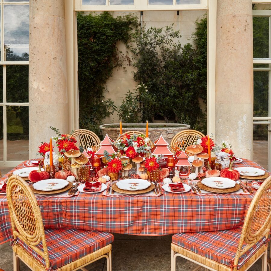 Fidelie Scalloped Mushroom Ceramic Dinner & Starter Plates – 8-Piece Nature-Inspired Set - Image 26