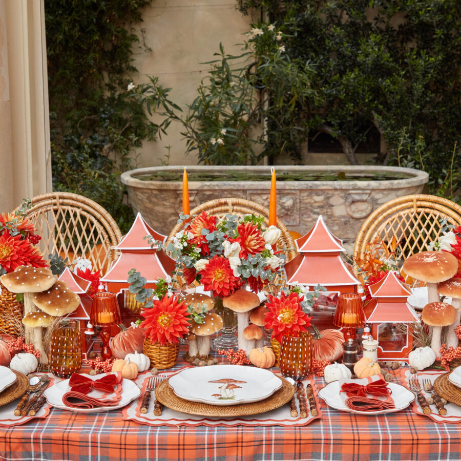 Fidelie Scalloped Mushroom Ceramic Dinner & Starter Plates – 8-Piece Nature-Inspired Set - Image 25