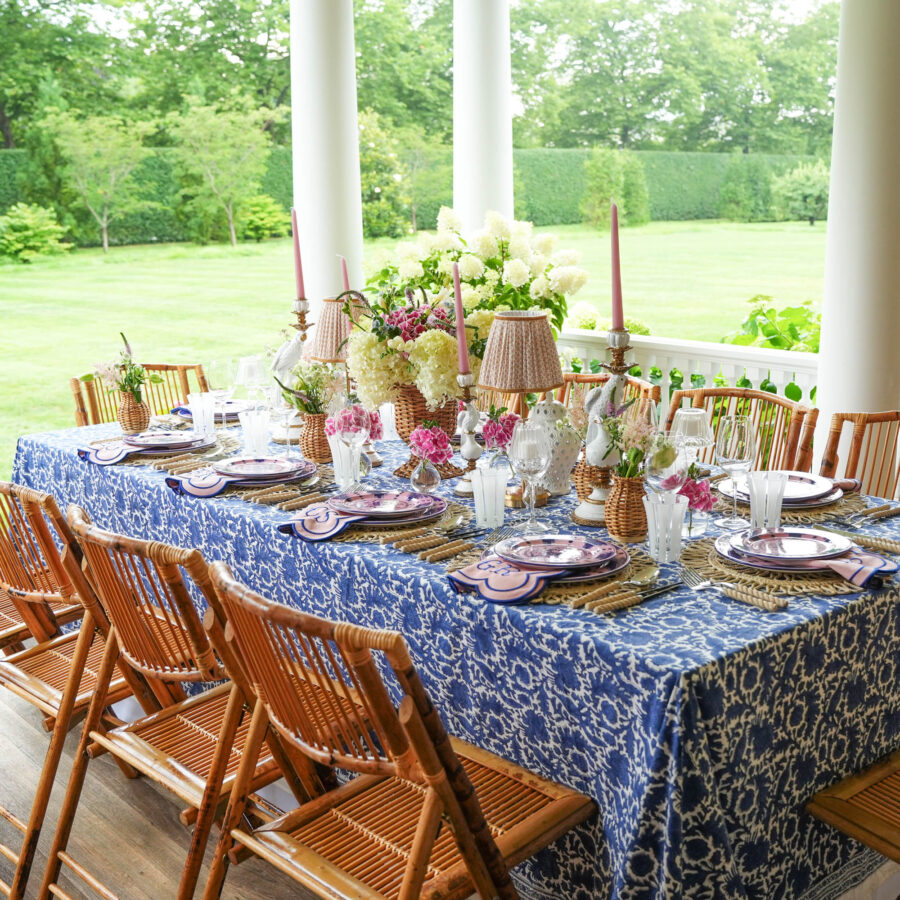 Fidelie 8-Piece Pink & Blue Dinner and Starter Plates Set – Elegant Ceramic Tableware - Image 7