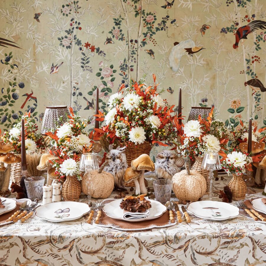 Fidelie Scalloped Mushroom Ceramic Dinner & Starter Plates – 8-Piece Nature-Inspired Set - Image 13