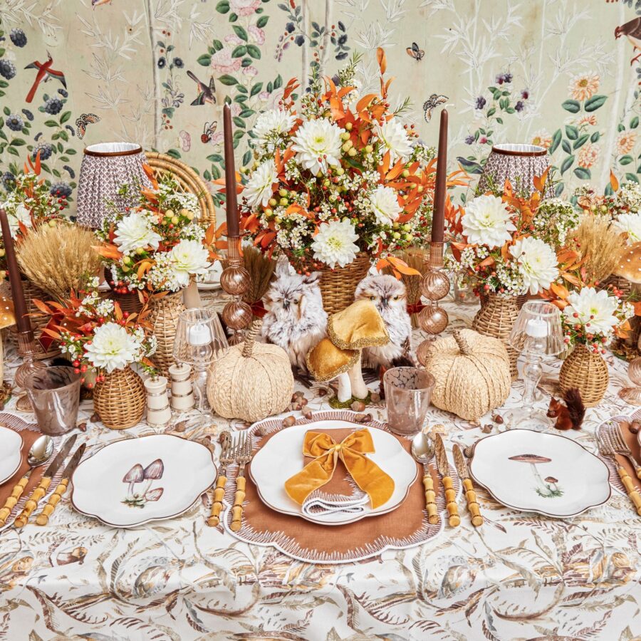 Fidelie Scalloped Mushroom Ceramic Dinner & Starter Plates – 8-Piece Nature-Inspired Set - Image 17