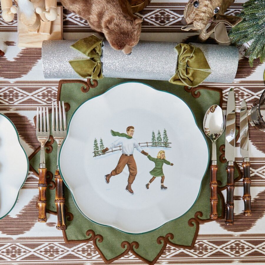 Fidelie Storybook Ceramic Dinner & Starter Plates – 8-Piece Whimsical Tableware Set - Image 4