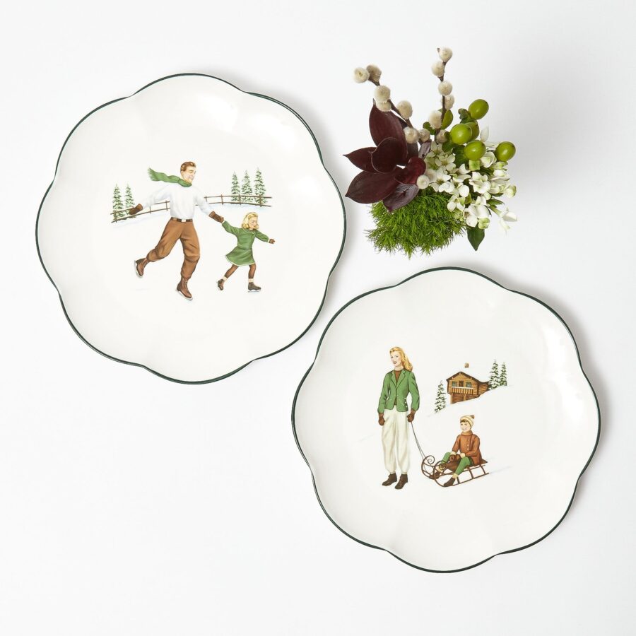 Fidelie Storybook-Inspired Ceramic Starter Plates – Set of 4 Whimsical Plates - Image 6