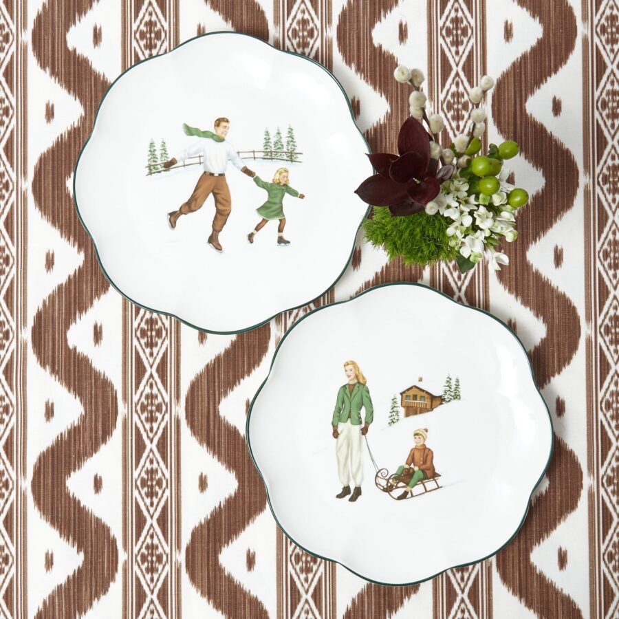 Fidelie Storybook-Inspired Ceramic Dinner Plates – Set of 4 Charming Plates - Image 7