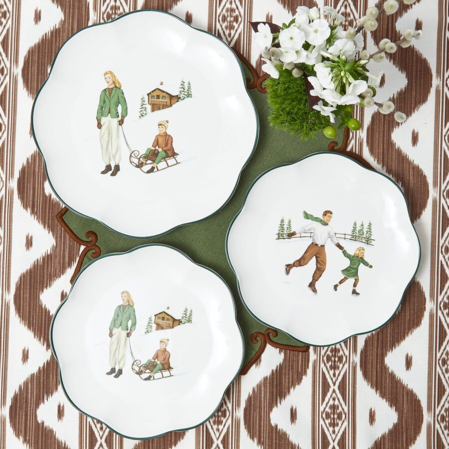 Fidelie Storybook-Inspired Ceramic Dinner Plates – Set of 4 Charming Plates - Image 6