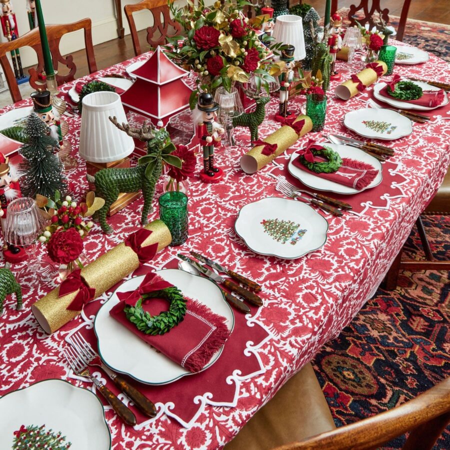 Fidelie Christmas Tree Ceramic Dinner Plates – Set of 4 Festive Plates - Image 6
