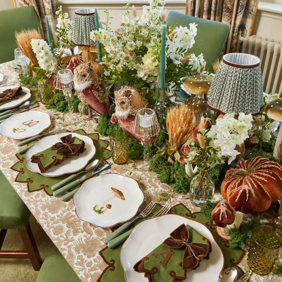Fidelie Scalloped Mushroom Ceramic Dinner & Starter Plates – 8-Piece Nature-Inspired Set - Image 3