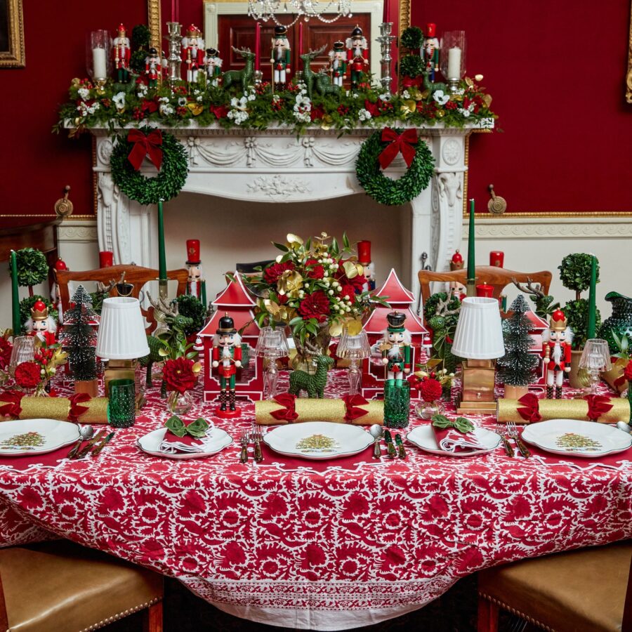 Fidelie Christmas Tree Ceramic Dinner & Starter Plates – 8-Piece Holiday Plate Set - Image 11