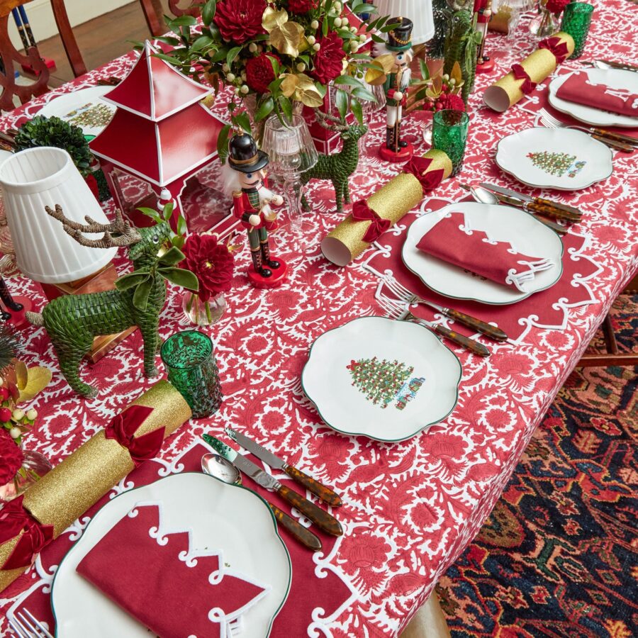 Fidelie Christmas Tree Ceramic Dinner & Starter Plates – 8-Piece Holiday Plate Set - Image 9