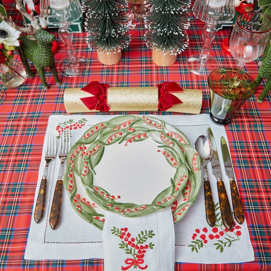 Fidelie Red Berry Ceramic Dinner & Starter Plates – 8-Piece Vibrant Tableware Set - Image 12