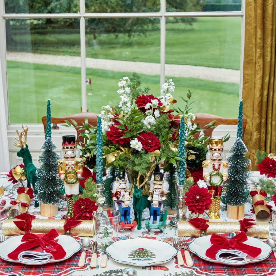 Fidelie Christmas Tree Ceramic Dinner & Starter Plates – 8-Piece Holiday Plate Set - Image 4