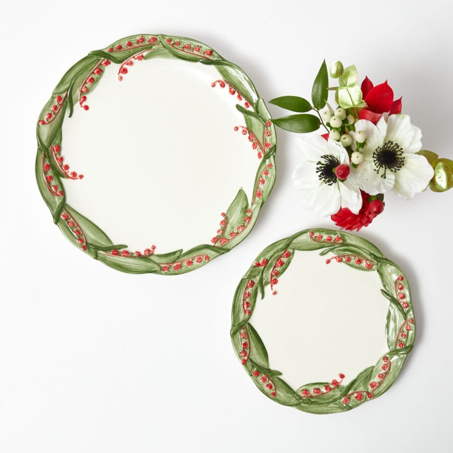Fidelie Red Berry Ceramic Starter Plates – Set of 4 Vibrant Side Plates - Image 5