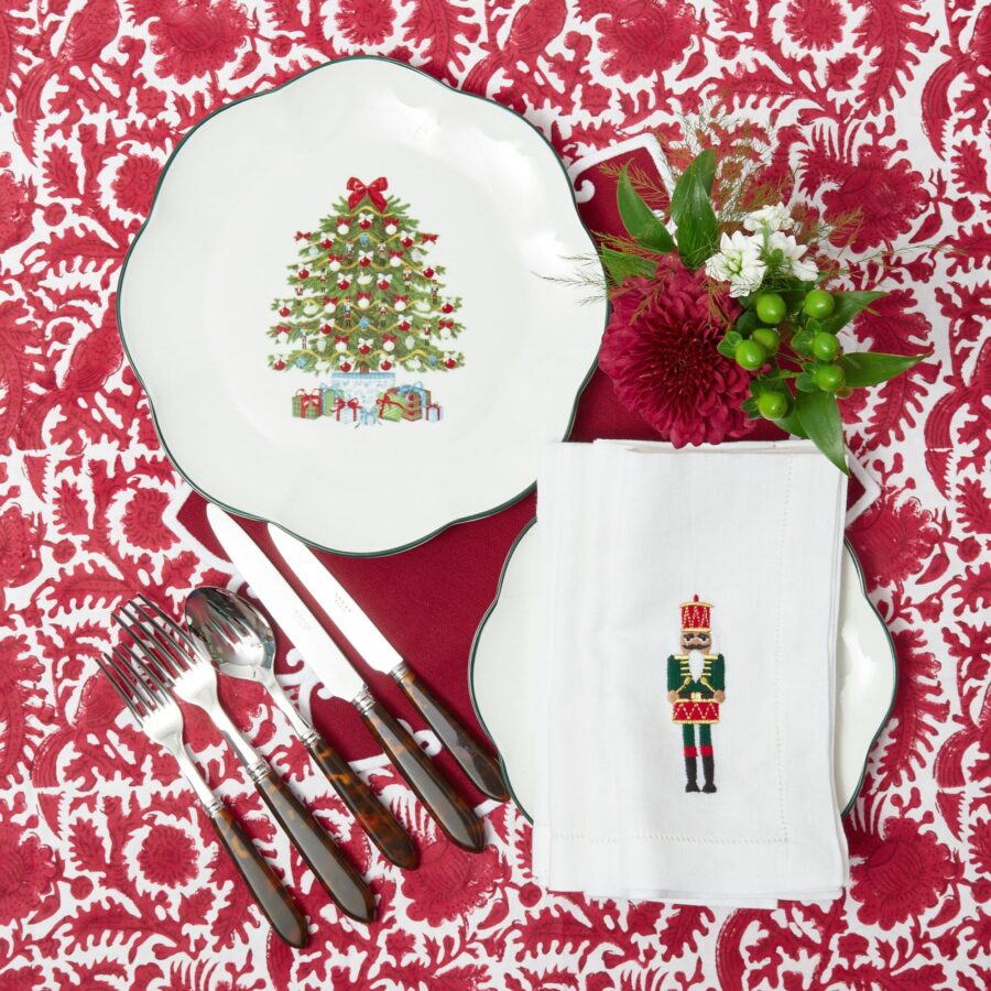 Fidelie Christmas Tree Ceramic Dinner & Starter Plates – 8-Piece Holiday Plate Set - Image 10