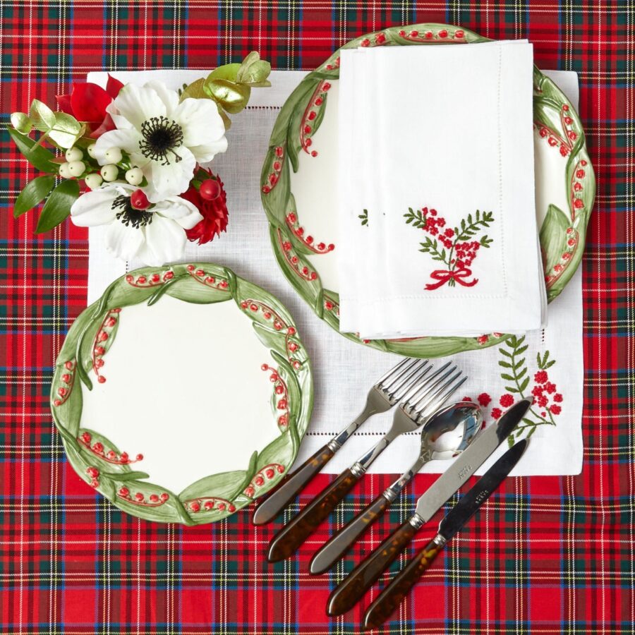 Fidelie Red Berry Ceramic Starter Plates – Set of 4 Vibrant Side Plates - Image 9