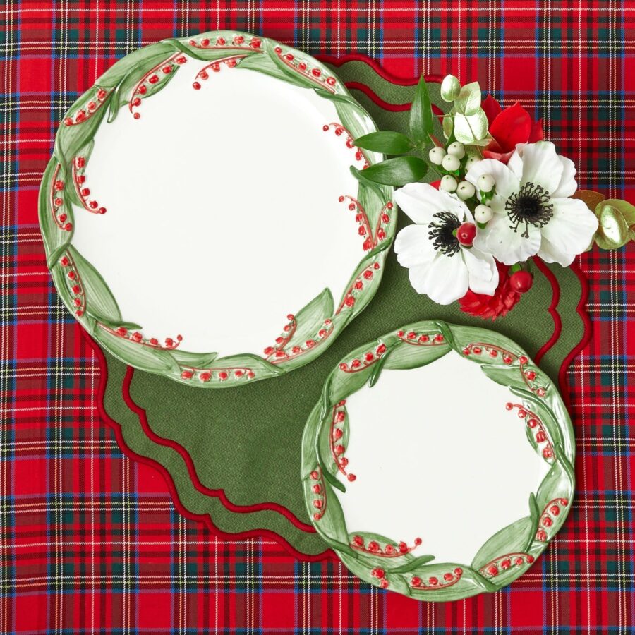 Fidelie Red Berry Ceramic Starter Plates – Set of 4 Vibrant Side Plates - Image 11